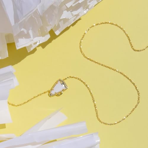 Fashion Megaphone Pendant Necklace for Women, Cheerleader Jewelry, Gold-Tone Dainty Chain, Adjustable Length, Cheer Team Gift, Sports Fan Jewelry, Minimalist Necklace4