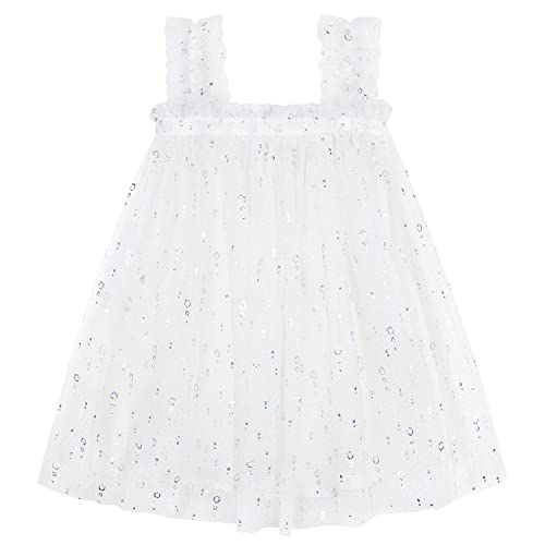 AGQT Baby Girls Tulle Tutu Dress Toddler Princess Birthday Dresses, 2-3T
