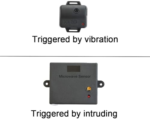 Image of Car Alarm System, Antitheft Alarm with Keyless Entry | Microwave Sensor, Shock Sensor, 6 Tons Siren, Sillent Arm, Universal for DC 12V car