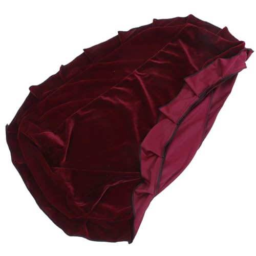 TIDTALEO Piano Stool Cover Bench Protector Double Seat 76x36cm Red