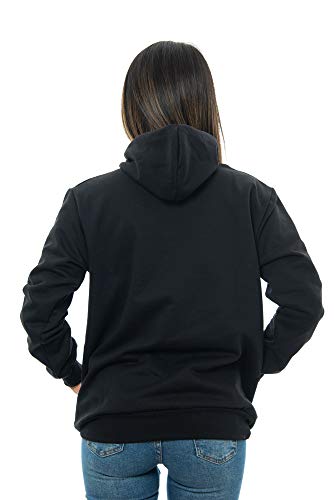 Blusa Moletom Canguru Lillo E Stitch Violão Desenho Adulto Animado (P, PRETO)