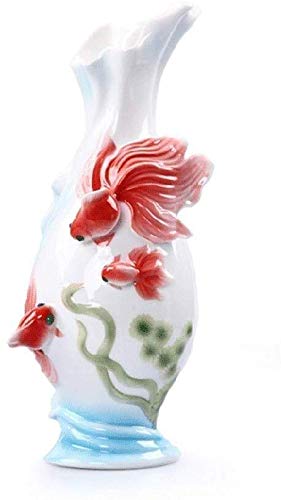 Vase bouteille porcelaine blanche MU pour décoration d'intérieur et fausses fleurs