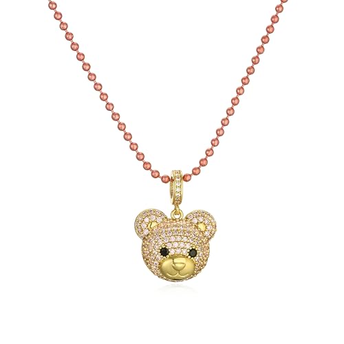 Collier griffe d'ours au design perlé et audacieux - 4