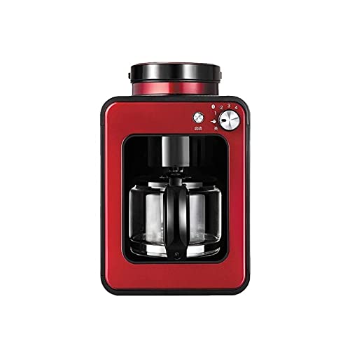 JHBNOIUKJS Máquina de café de Filtro de Frijol a Taza, cafetera instantánea con Molinillo de Rebabas Integrado para…