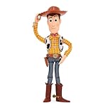 Disney Store Official Sheriff Woody Interactive Talking Action Figure, Pixar's Toy Story, 39cm/15”, Pull string Cowboy Doll Featuring 15+ English Phrases, Interacts with Other Characters, Ages 3+