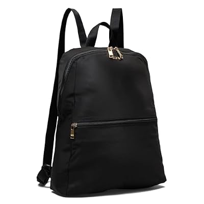 TUMI - Just In Case Foldable Backpack - Lightweight, Compact Travel Backpack - For One Bag Travel - 15.5 X 12.3 X 4.5 - Black with Gold Hardware