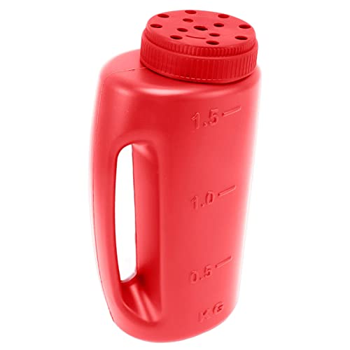 Esparcidor manual para jardín y césped, plástico ABS rojo miniatura 1