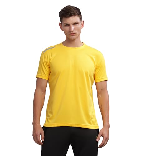 Image of Men's Regular Fit Quick-Dry Active T-Shirt for Gym & Sports - Stylish, Comfortable, and Perfect for Workouts & Everyday Wear