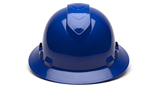 Image of Pyramex Ridgeline Full Brim Hard Hat 4 Point Ratchet Vented