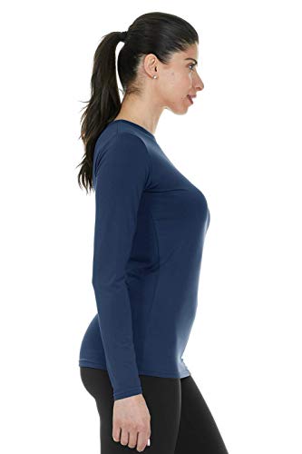 Thermajane Thermal Shirts For Women Long Sleeve Winter Tops Thermal Undershirt For Women (Navy, Large) #TOP2