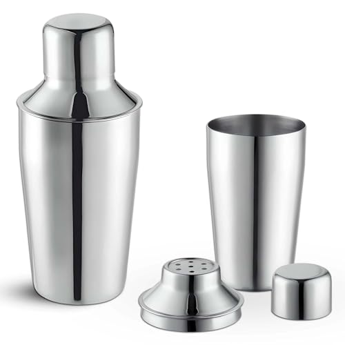 OCS Parts 3-Piece Stainless Steel Cocktail Shaker | 12-Ounce
