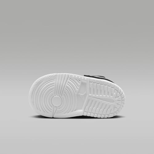 Jordan 1 Low Alt SE Baby/Toddler Shoes (IB3886-106, White/Black/Matte Silver/Fire Red)2