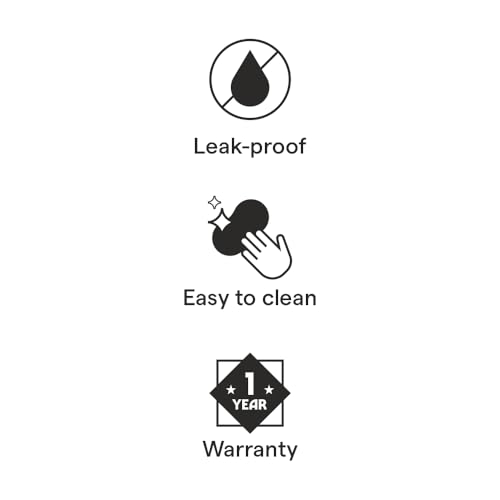 Image of Borosil Hydra 750ml Duomate Black Stainless Steel Bottle | 24 Hours Hot and Cold Double Wall Vacuum Insulated with Copper Coating | 1 Year Warranty