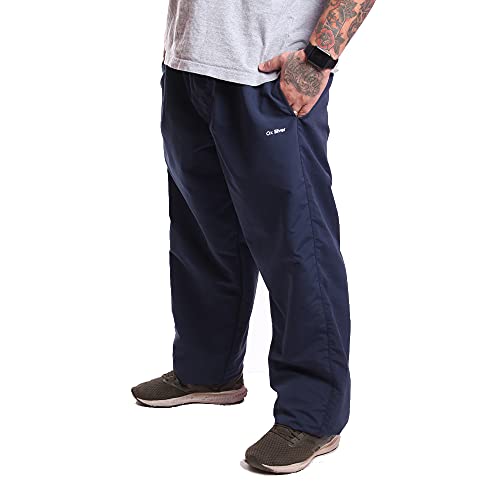 Kit 3 Calça Tactel Ox Plus Bolsos Ideal Para Atividades Fisica Cor:Preto;Tamanho:G2;Genero:Masculino