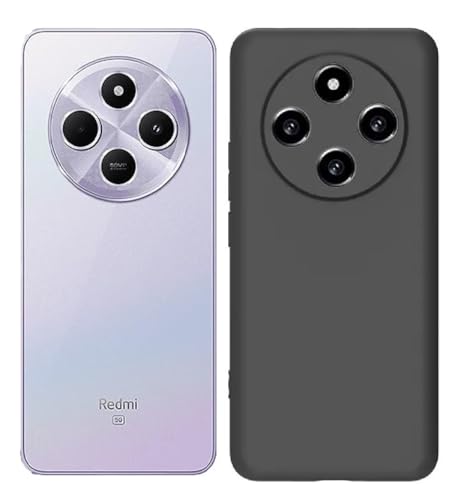 Image of Back Cover case for Redmi A4 5G / Poco C75 5G / Poco M7 5G / Redmi 14C 5G - Matte Black