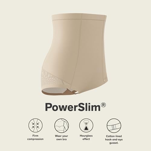 Image of Leonisa Extra High Waisted Tummy Control Underwear - Thong, Sheer Bottom, Shaper Shorts, Butt Lifting Shapewear for Women