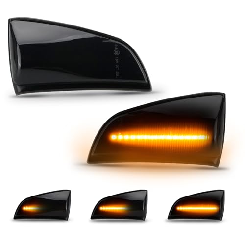 Clignotants dynamiques LED finition teintée pour rétroviseurs Volvo