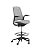 Steelcase Series 1 Office stool, Nickel