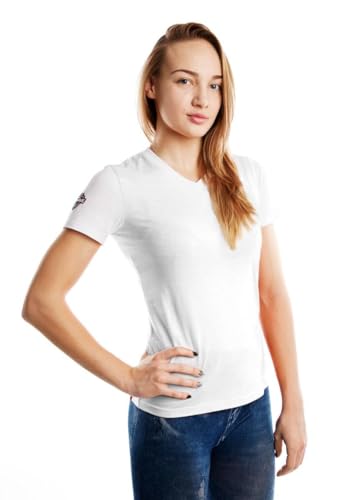T-shirt Mad Wave Pro pour femme blanc contre la transpiration pendant l'effort