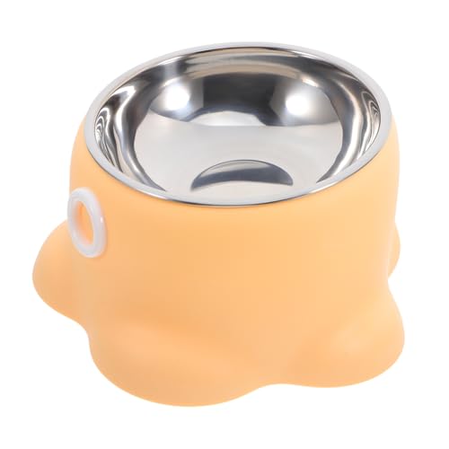 Garneck Portable Pet Feeding Bowl Non Tipping Cat Water Dish for Indoor Outdoor Use Durable Design for Travel Home Convenient Puppy Supplies