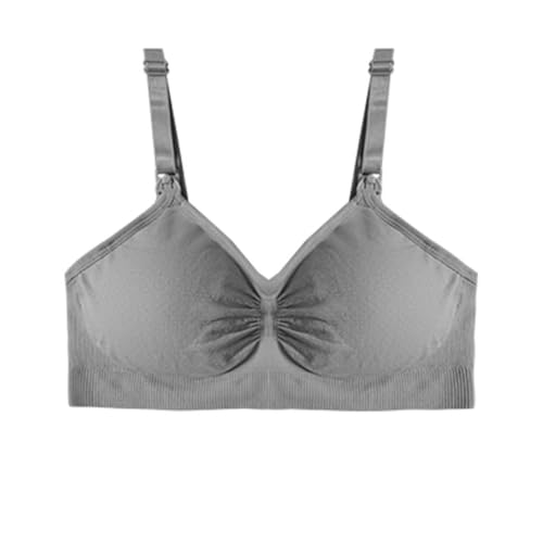ZBDP - Bralette de lactancia para maternidad, maternidad, maternidad, maternidad, maternidad, pecho abierto, sin alambre, ropa interior para dormir