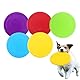 GYWHOOFT 5 Stück Hunde Frisbees, Hundespielzeug Frisbee, Gummi Frisbee, Training Hundespielzeug Set für Hundetraining, Werfen, Fangen, Spielen, interaktiver Spaß im Freien(17.5 cm)