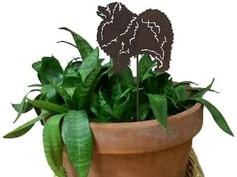 Keeshond Plant Stake, Pet Memorial, Garden Plant Markers, Garden Gifts, Pet Loss, Pet Sympathy Birthday Gifts