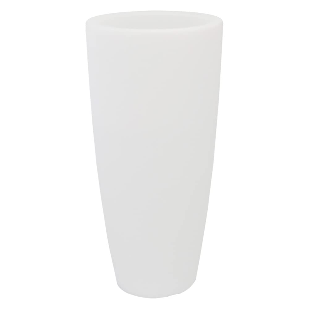 Pot rond 'stylet Lamp' avec lumière intérieure. En polyéthylène coloré. Le design élégant.