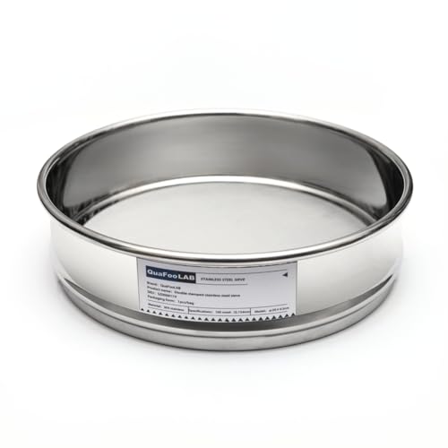 Lab Sieves 75 Mesh, Economy Test Sieve #75 Mesh, 8'' Diameter, 304 Stainless Steel Wire Cloth φ20×4.5cm