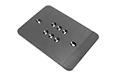 geeignet für Kennzeichenmaß 134 x 110 mm, Gesamtmaß 155 x 110 x 55mm