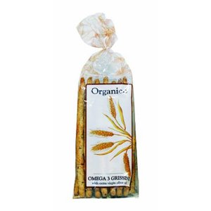 (2 Pack) - Organico - Org Omega-3 Grissini | 120g | 2 PACK BUNDLE