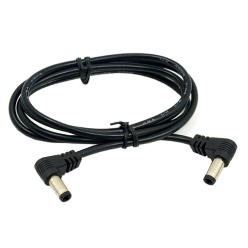 Cable DC Power 5.5 x 2.1mm macho ángulo 60cm miniatura 4