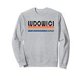 8.5 oz, Klassisch geschnitten Vintage 70er 80er Jahre Style Ludowici, GA Sweatshirt