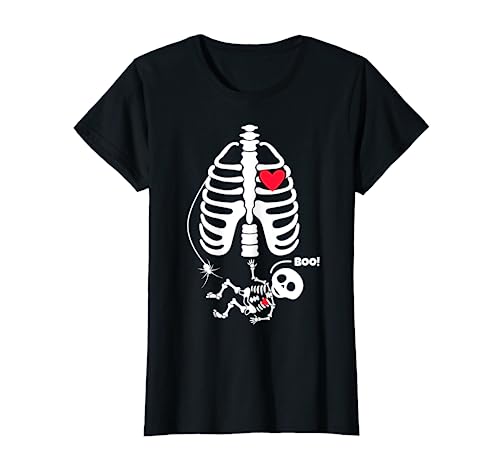 Anuncio de embarazo Disfraz de Halloween Camiseta