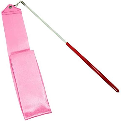 HOMEBT Tanzbänder Für Kinder - Rhythmische Gymnastikbänder In Pink, 2 Stück