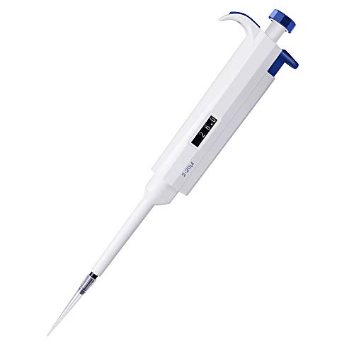 Four E's Scientific Lab Adjustable Micropipettes Pipette, 2-20 Microliter