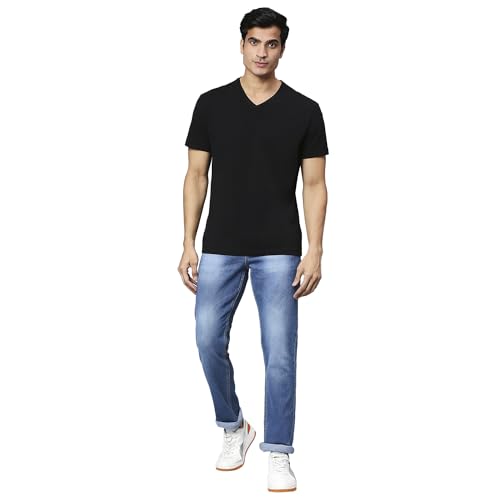 Image of Thomas Scott Men's Regular Fit Mid Rise Mid-Rise Stretchable Jeans