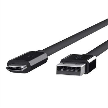 Belkin USB 3.1 USB-C - USB-A Kablosu, 0,9 m (USB-IF Sertifikalı, 10 Gbps, Ultra HD 4k), Siyah