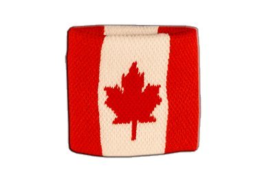 Polsino spugna Canada, set da 2