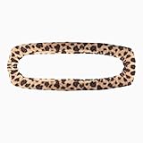 Fochutech Car Stretchy Rearview Mirror Cover Plush Decorative Interior Accessories Ornaments (Leopard)