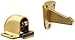 Rockwood 494S.4 Brass Wall Mount Automatic Door Holder with Stop, Satin Clear Coated Finish, 3-3/4" Wall to Door Projection, Includes Fasteners for Use with Hollow Core Doors and Masonry Walls