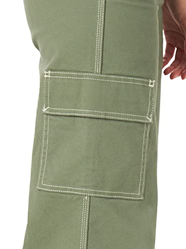 Lee Women's High Rise A Line Cargo Pant, Ivy, 33 (Us 16) #TOP4