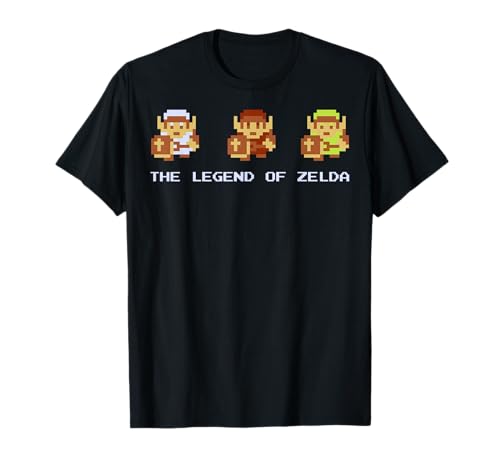 Nintendo Zelda Link 8-Bit Pixel Armor Graphic T-Shirt T-Shirt
