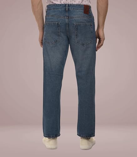 Image of i'sol Men's Loose Baggy Fit Wide Legged Jeans