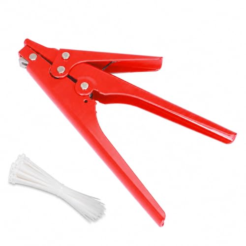 Pince de serrage et de découpe pour attaches auto-bloquantes HS-519 - Entièrement en métal - Pour attaches d'une largeur maximale 0,9 cm - #18-ZDQ