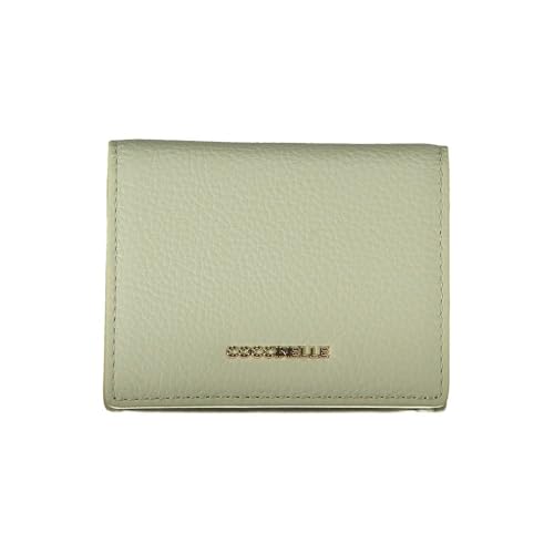 Portefeuille vert Coccinelle pour femme en cuir élégant