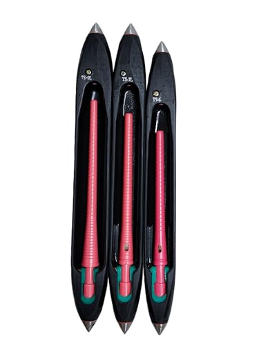 Weaving Machine Shuttle, Boat Shaped Nylon Shuttle,Composite Boat Shuttle for Hand Weaving Machines,Durable and Lightweight Weaving Loom Accessory (15\" - Black(Long Shuttle Core)) - Thumbnail 7