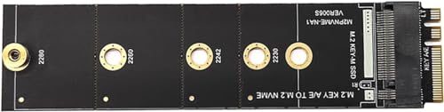Wireless for M.2 A/E for Key Slot to for M.2 for M for Key WiFi Bluetooth-Compatible for NVMe PCI for Express M.2 Nvme Ssd Adapter Card M2 Key A-E to M2 NVME Adapter Converter Card
