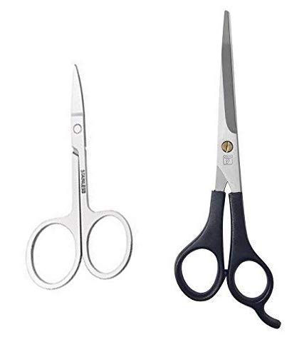 Stainless Steel Nose Hair and Eyebrow Cutting Grooming Scissors for Women and Men-image-30