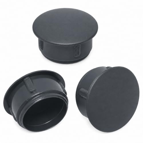 Image of (Pack of 40) Anthracite Gray Plastic Hole Plugs 0.63 inch x 0.51 inch (16 x 13 mm), Drill Hole Cover Caps, Furniture Hole Plug, Screw Hole Plugs